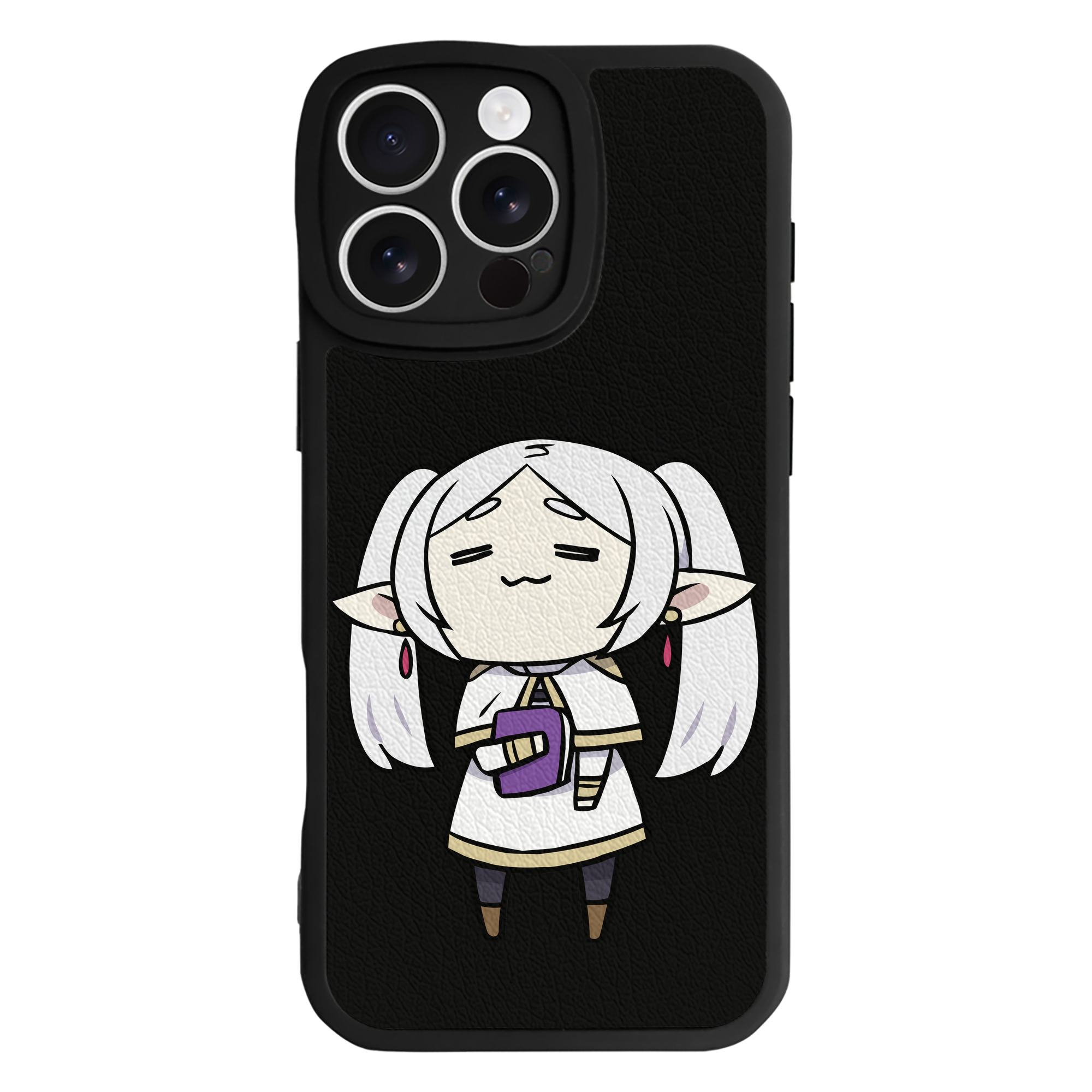 （画像用） 葬送のフリーレン Frieren 【iPhone 16シリーズ対応】シリコンスマホケース（レザー調） 材質：シリコン
